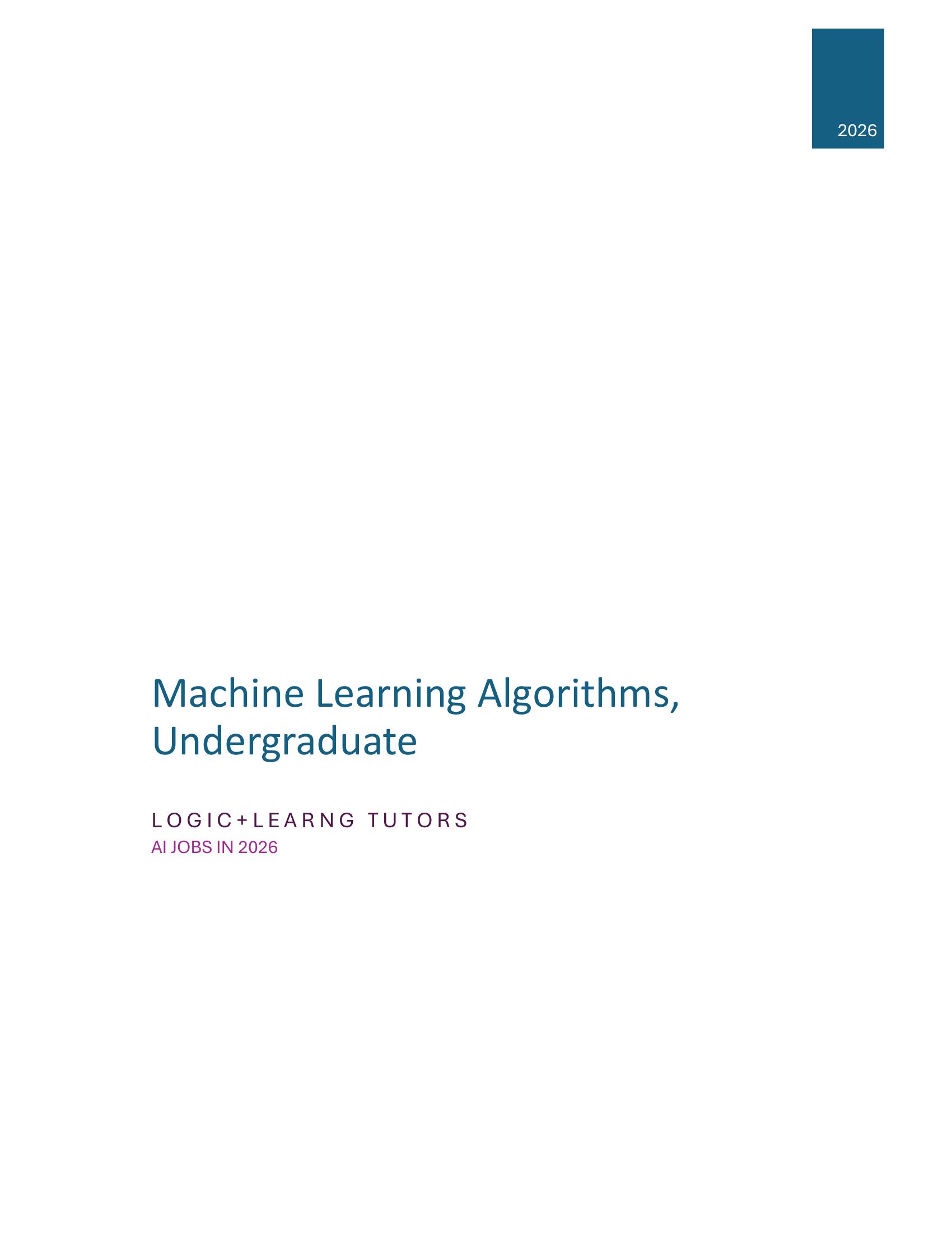 ML Curriculum Cover