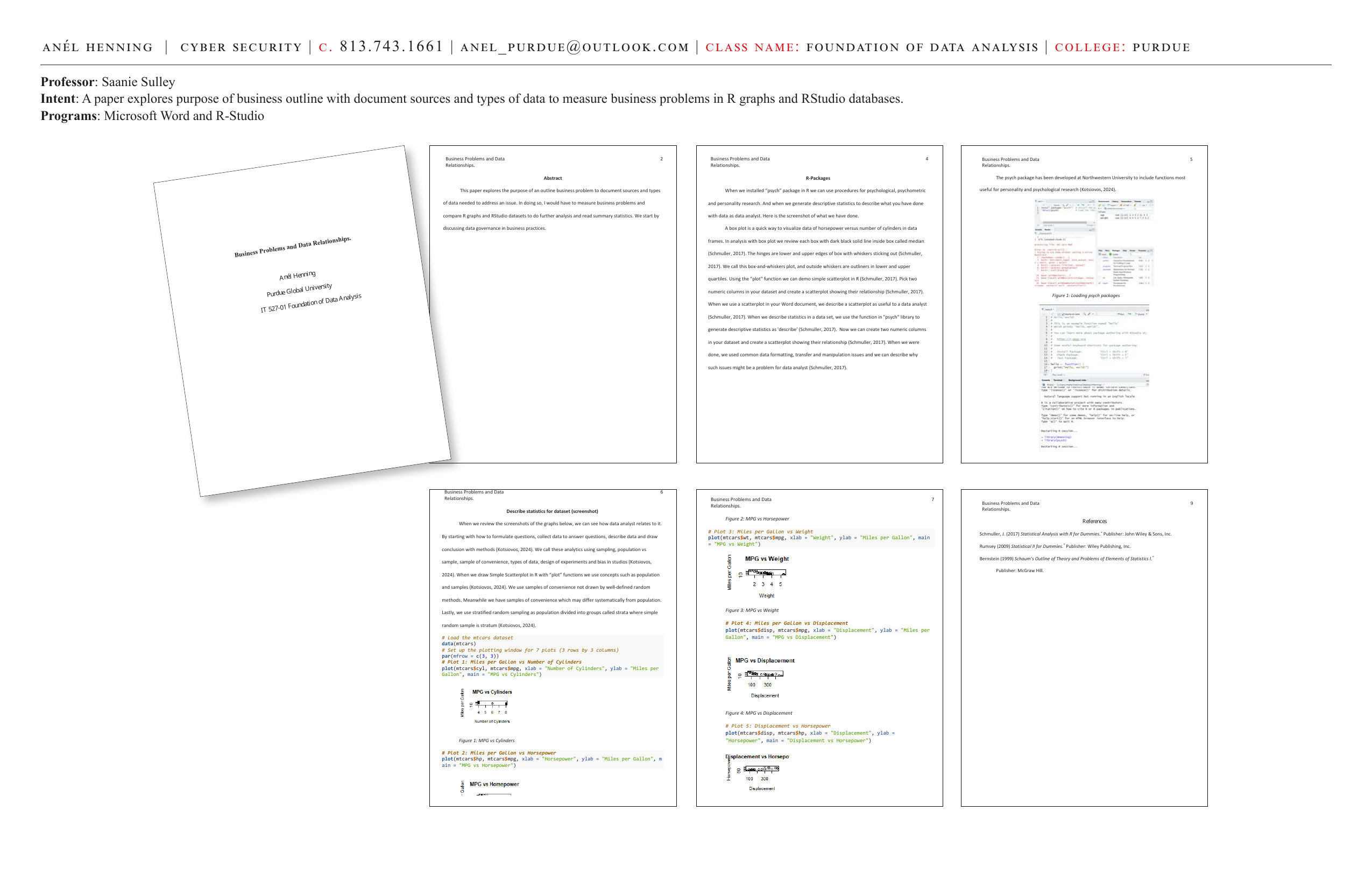 Anél Henning | Purdue Global Graduate Portfolio 2026